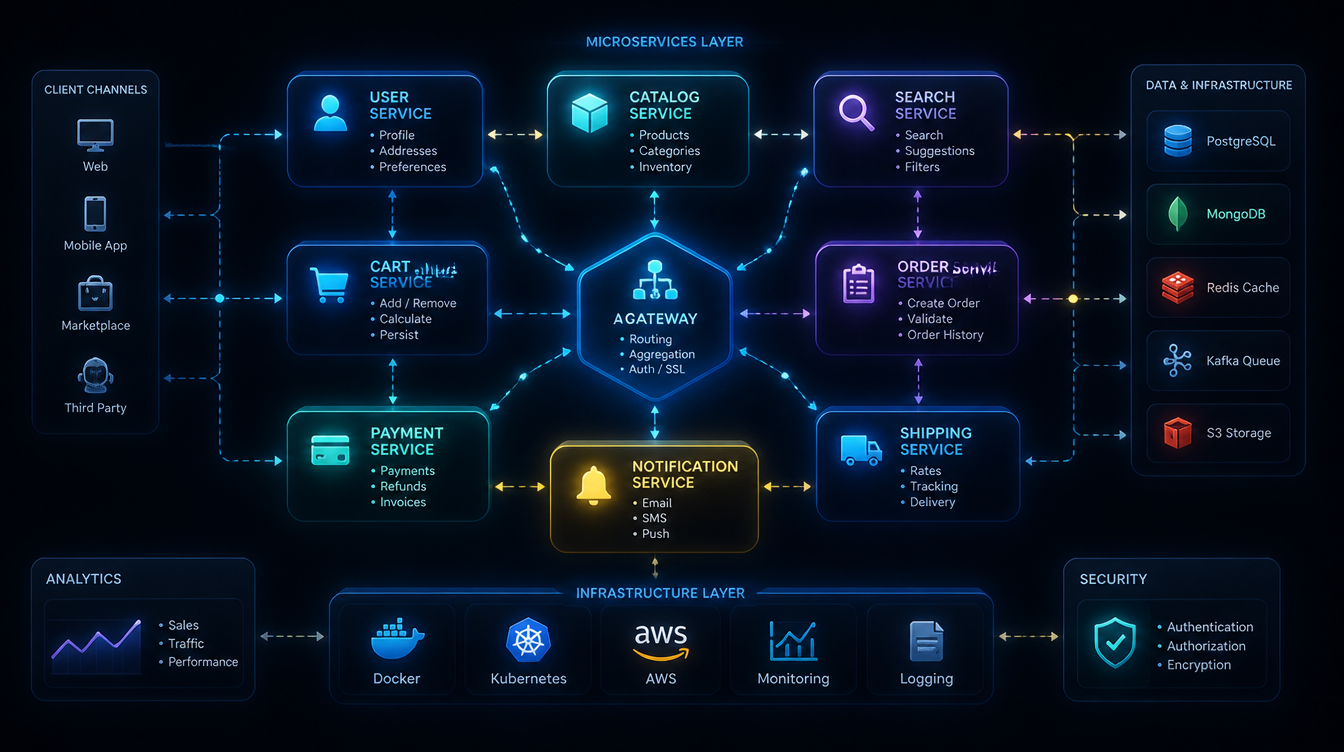 E-Commerce Service Architecture